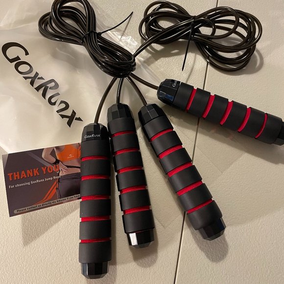 GoxRunx Jump Rope Skipping Rope for Fitness Workout Tangle-Free Speed Jump Rope - Picture 1 of 5